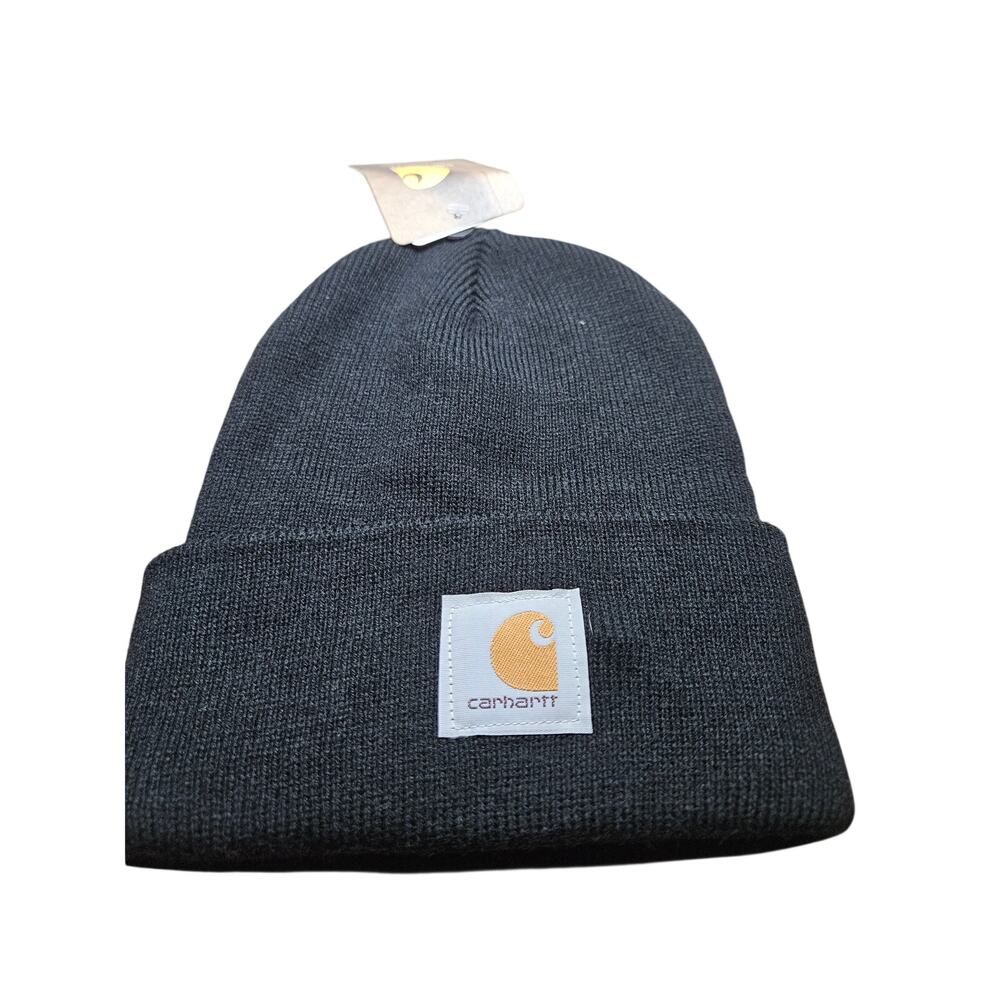 Carhartt Mens Patch Beanie Black OS